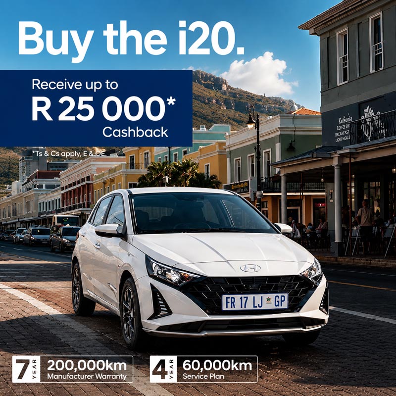 Hyundai i20 with cashback
